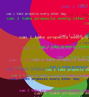 Can i take propecia every other day